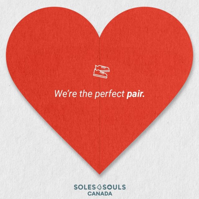 Happy Valentine's Day from Soles4Souls Canada! Let’s spread some love today - Send this to your SOLEmate! 💕